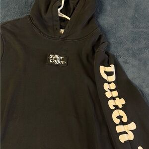 Dutch Bros Black Cotton Hoodie